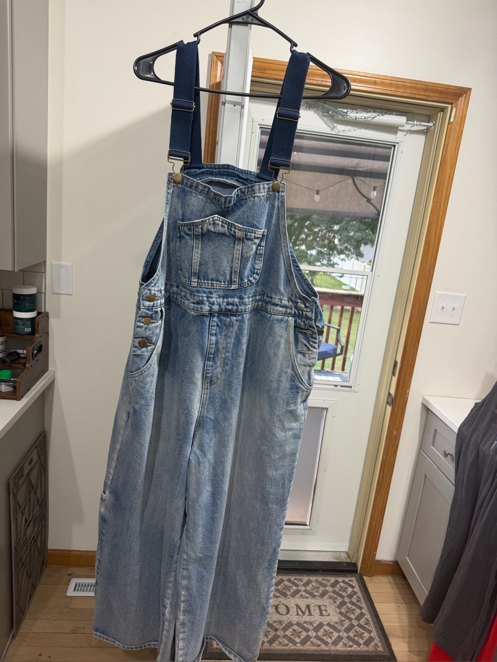 Cider Light Blue Denim Women's Overalls